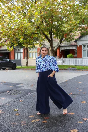 Alva Culottes - Navy