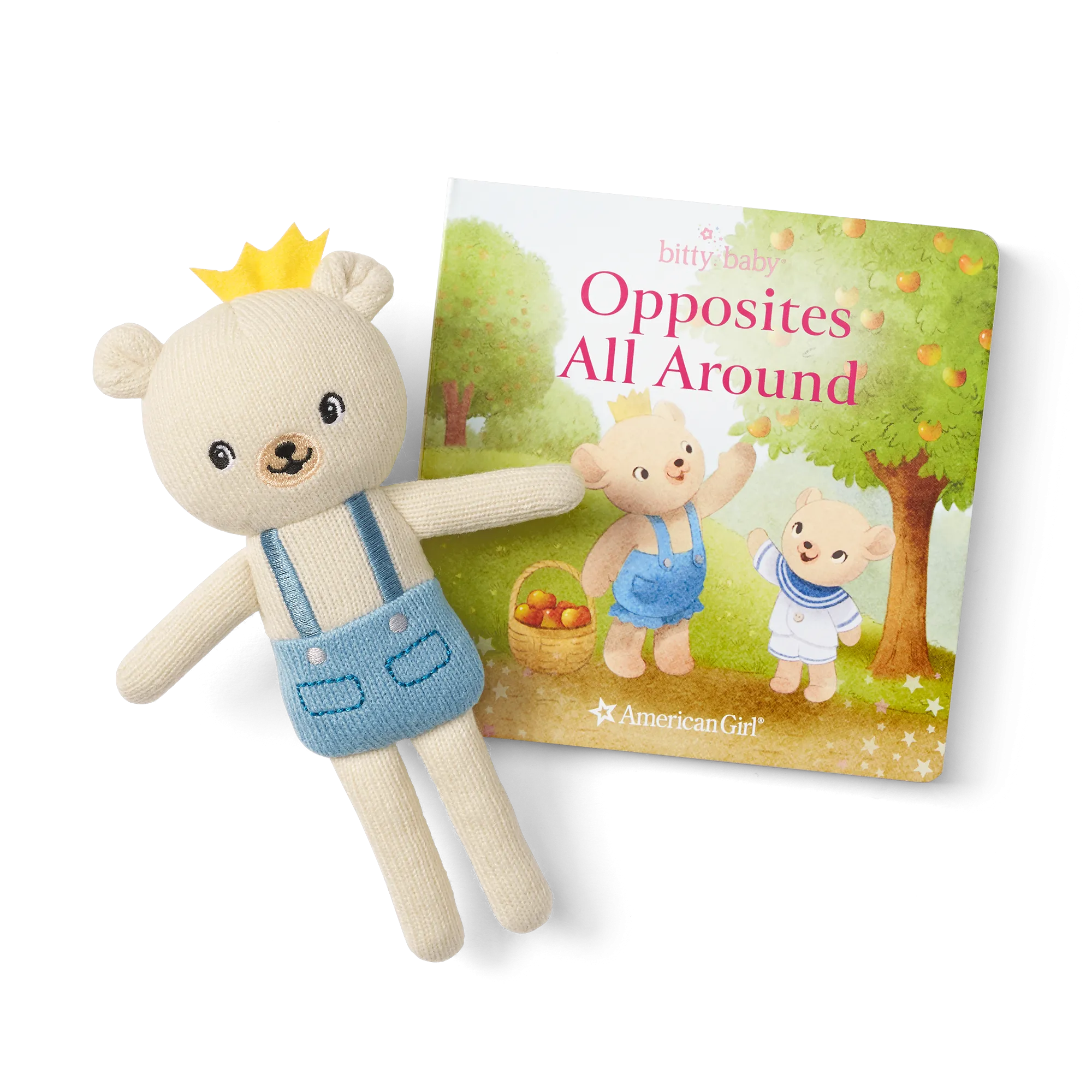 Bitty Baby® Doll #6 in Soft Blue   Bear Friend & Board Book