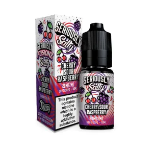 Cherry Sour Raspberry 10ml Nic Salt E-Liquid by Seriously Fusionz