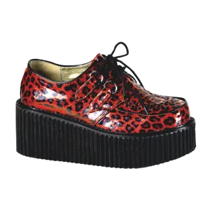 CREEPER-208 RED CHEETAH GLITTER