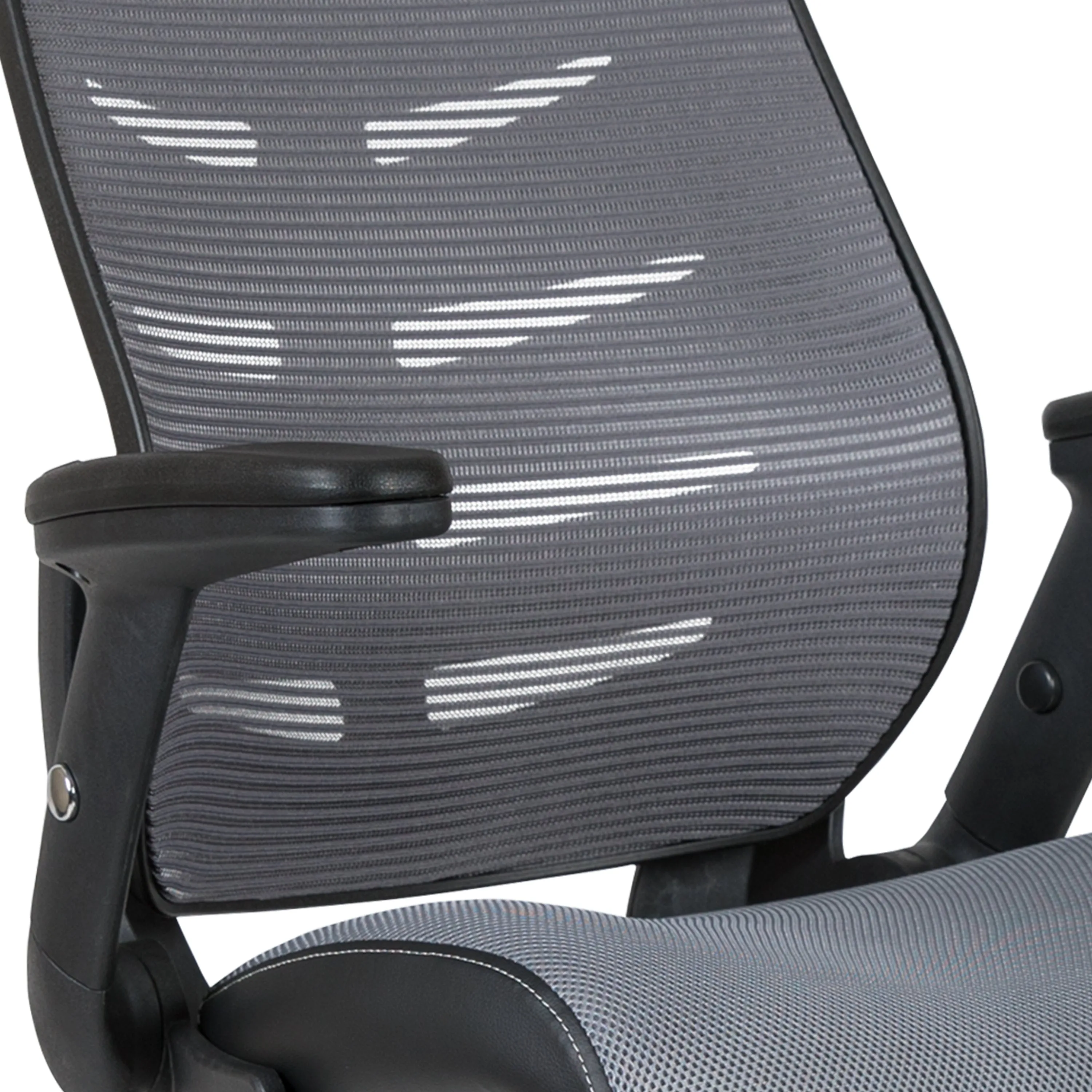 Dark Gray Mesh Drafting Chair BL-ZP-809D-DKGY-GG