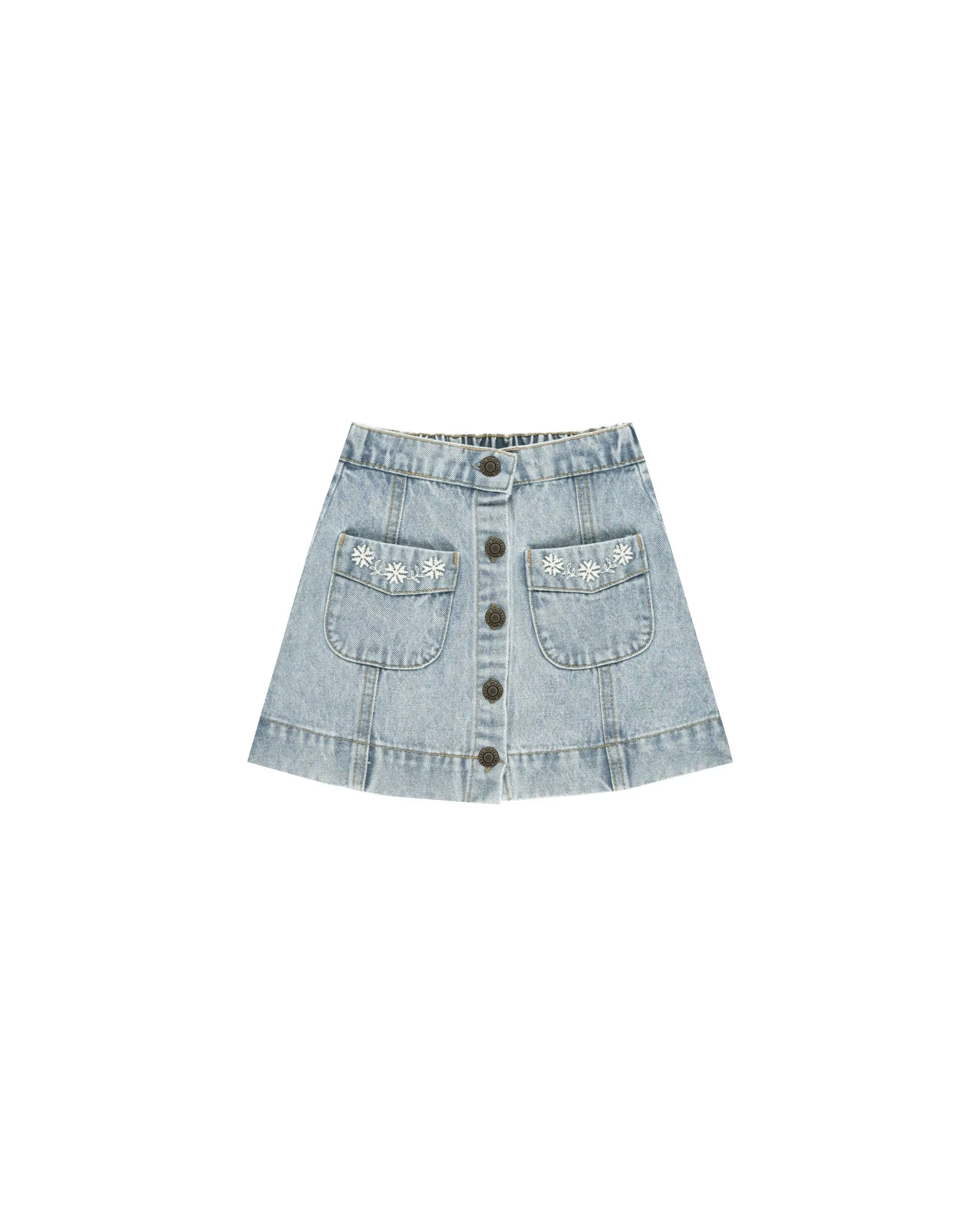 Denver Mini Skirt (Light Wash)