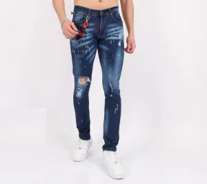 ELIE BALLEH MEDIUM BLUE DENIM JEANS Pants