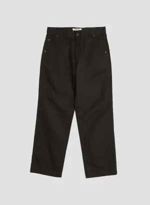 FOB Factory Cotton Duck Work Pant Black