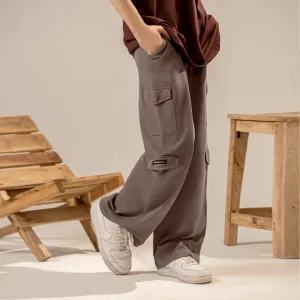 Java Brown Wide Leg Cargo Trouser