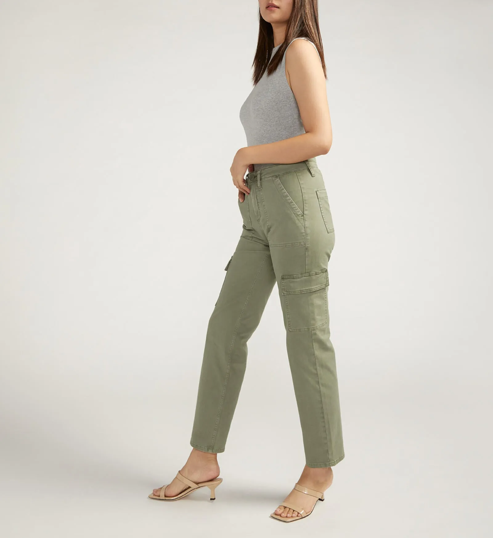 Suki Mid Rise Cargo Pants