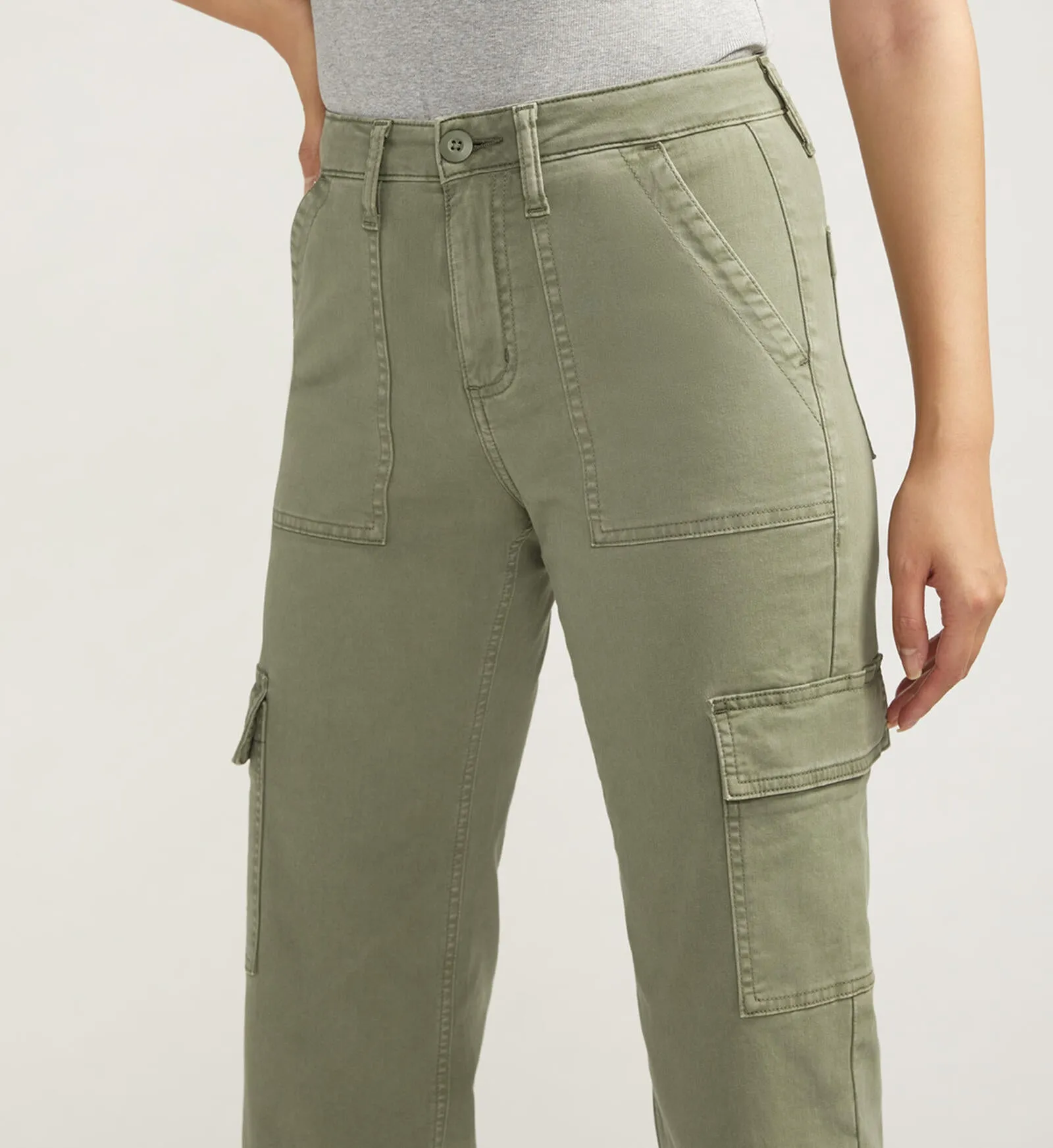 Suki Mid Rise Cargo Pants