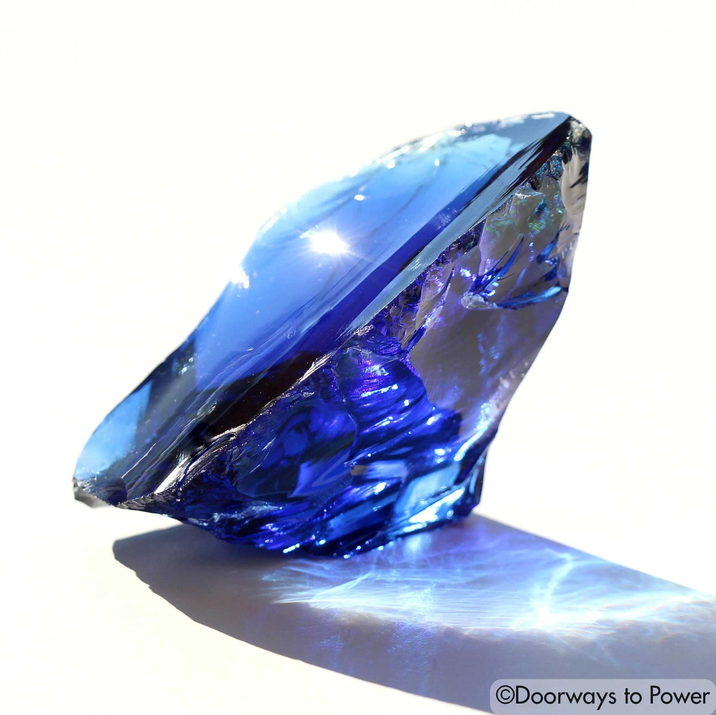 Tanzanite Fire Elestial Sapphire Monatomic Andara Crystal 'Lu·Mi·Nar·Y' RESERVED