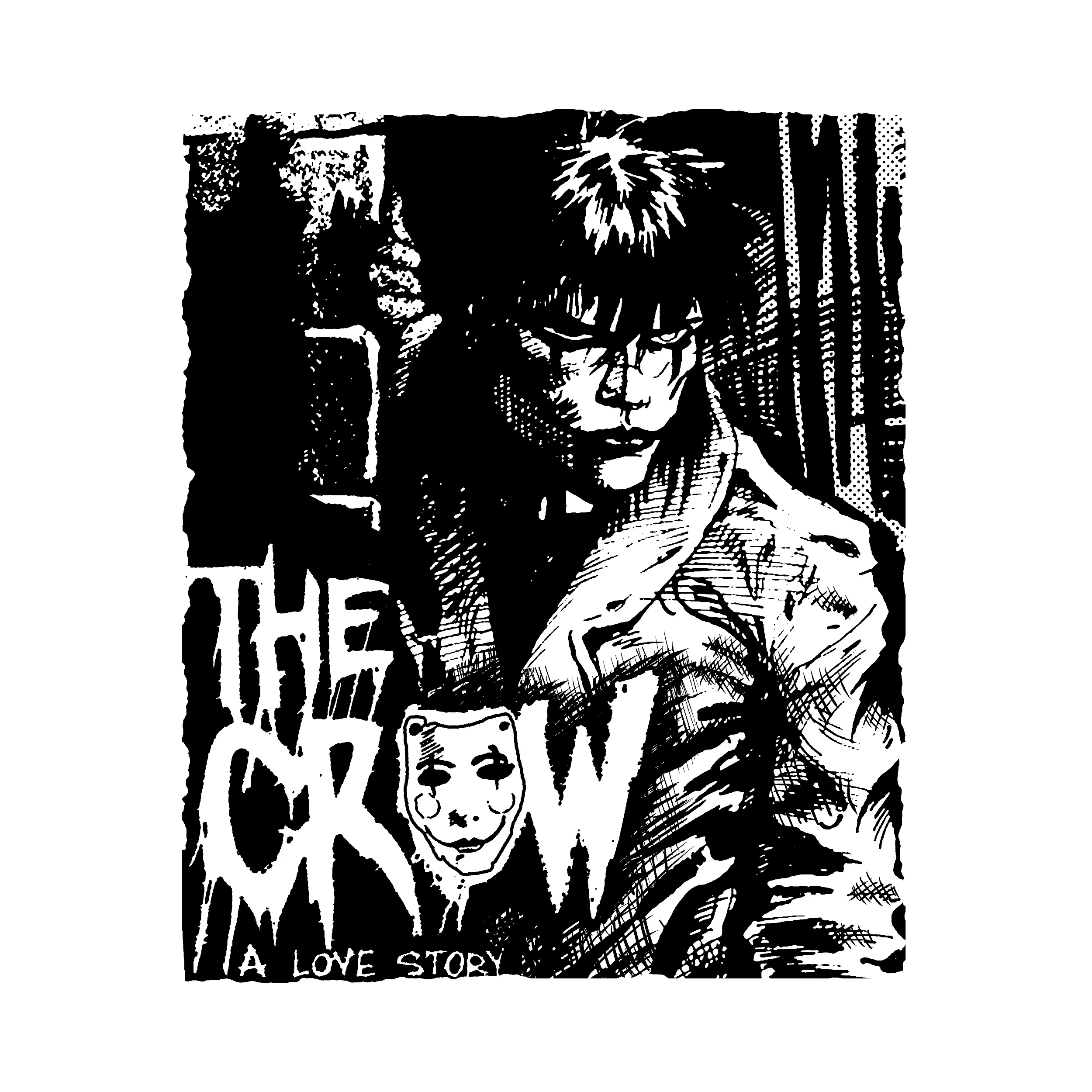 The Crow A Love Story Film Slim Fit Tee