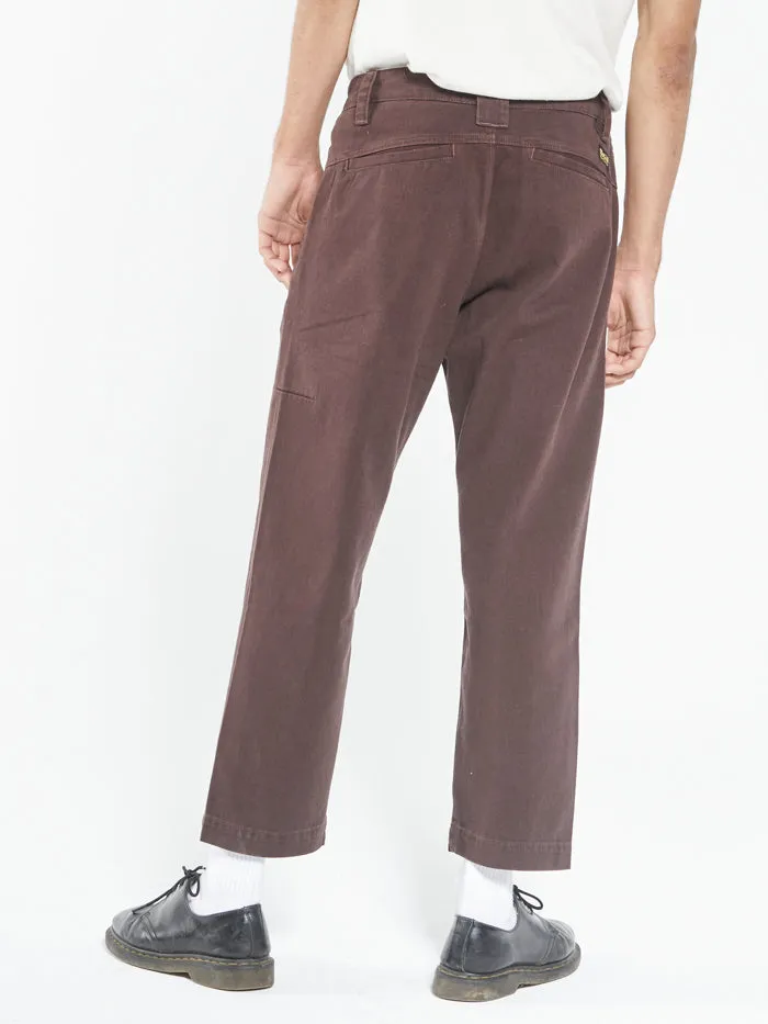 Thrills Union Work Chino Pant - Postal Brown