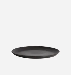 Tunisian Dinner Plate in Matte Black