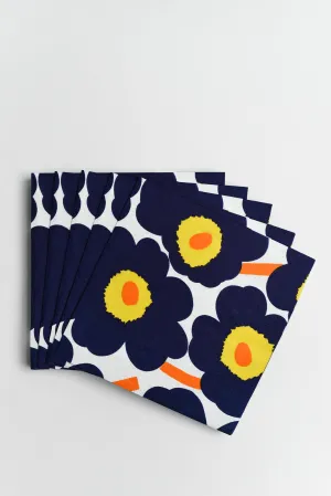 Unikko Blue Flower Napkins